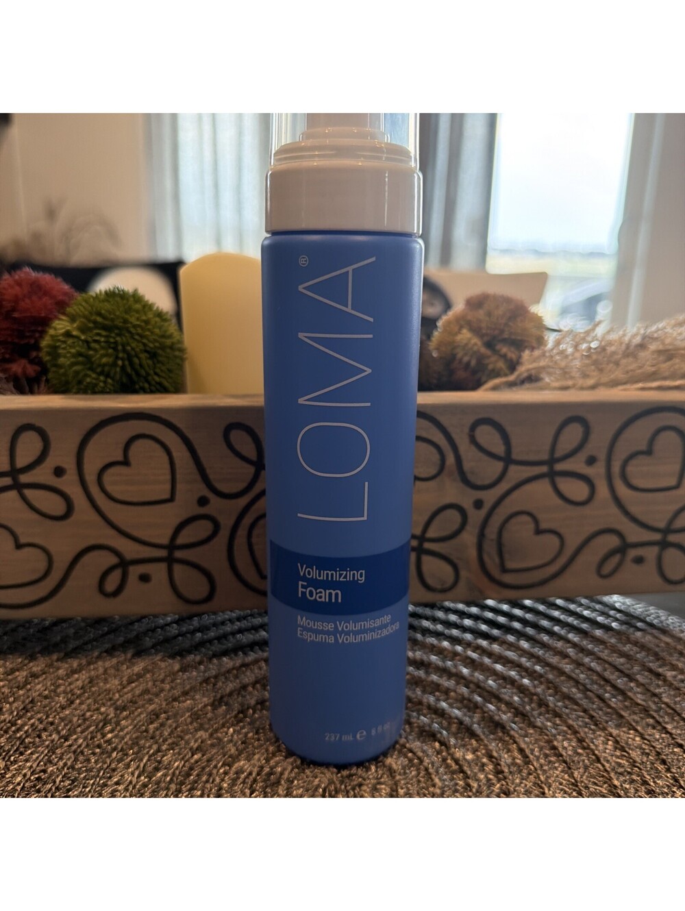 Loma Volumizing Foam 8oz  Humidity Resistant, Seal & protects color treated hair